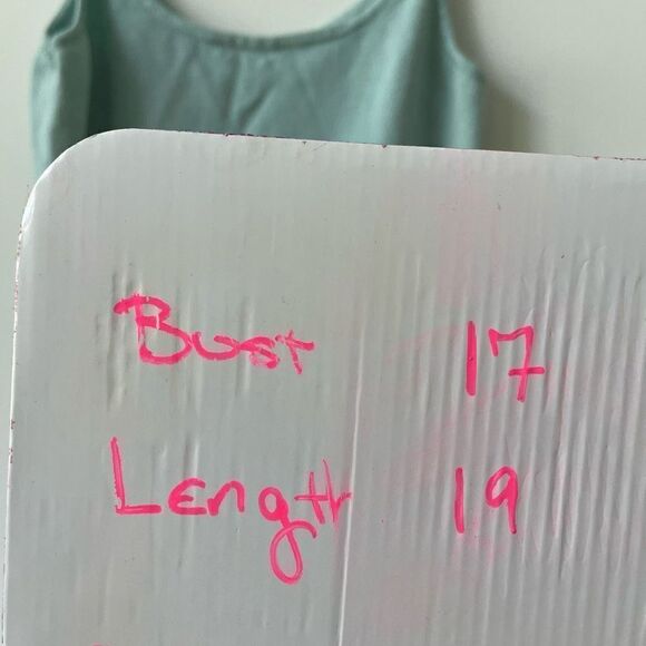 St. John Women's Spaghetti Tight-Knit Sky Blue Cropped Top Size L - Picture 5 of 5